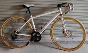 自転車　ドッペルギャンガー　ロードバイク　白