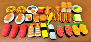 イワコー　消しゴム　150個以上 まとめ売り　野菜 果物 おもちゃ ままごと 食器 ケーキ 玩具　