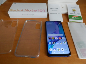 Redmi Note 10T Nighttime Blue SoftBank версия (SIM блокировка нет ) сеть суждение :0
