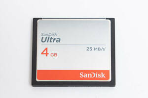#124d SanDisk サンディスク Ultra 4GB CFカード コンパクトフラッシュ 25MB/s UDMA