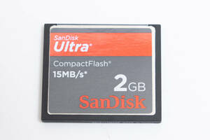 #130k SanDisk サンディスク Ultra 2GB 15MB/s CFカード コンパクトフラッシュ CF