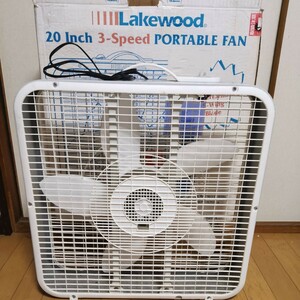 【動作確認済】 Lakewood portable fan 扇風機 送風機