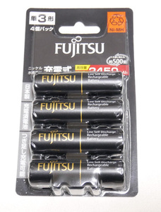  new goods Fujitsu Nickel-Metal Hydride battery height capacity type HR-3UTHC FUJITSU rechargeable battery single 3 shape 4ps.@ pack 1.2V min.2,450mAh FDK rechargeable HR-3UTHC(4B)