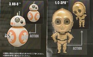 フィギュア: STARWARS ドロイドライン 1/12 BB-8 & R2-D2