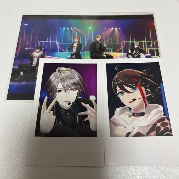 にじさんじユニット歌謡祭2022 チェキ風カード&ブロマイドセット 甲斐田晴 三枝明那