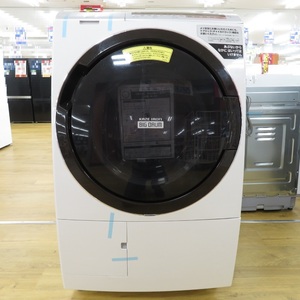 HITACHI Hitachi big drum drum type laundry dryer 11kg right opening BD-SX110CR 2019 year heat recycle manner iron rose champagne 