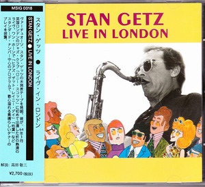 ★ 帯付廃盤CD ★ Stan Getz スタン・ゲッツ ★ [ Live In London ] ★ 素晴らしアルバムです