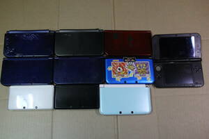 ニンテンドー3DSLL/Newニンテンドー3DSLL/ニンテンドー3DS本体 まとめて10個セット 送料無料 動作未確認のためジャンク品扱い