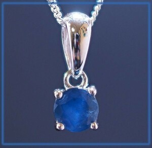  performer purveyor 1 bead large grain sapphire necklace ( K23(1 4422