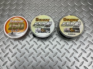 ■使いかけラインセット２　シーガー　１５０　ＦＸＲ船　計３個セット■