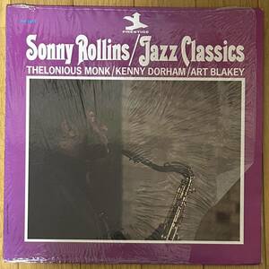 【手書きRVG刻印あり。シュリンク残】US盤 Mono Jazz Classics / Sonny Rollins Prestige PR 7433 紺ラベル 超音波洗浄済 Moving Out