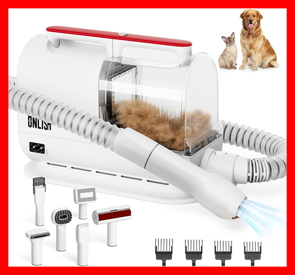 2.2L大容量ダストカップ搭載】ペット用 グルーミングセット バリカン 犬 猫