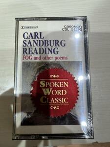 未開封　カセットテープ　Carl Sandburg FOG And Other Poems CDL 51253