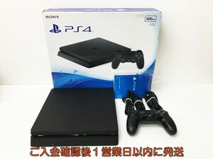 [1 jpy ]PS4 body set 500GB black SONY Playstation4 CUH-2000A operation verification settled PlayStation 4 box scratch equipped J05-1084rm/G4