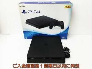 【1円】PS4 本体/箱 セット 500GB ブラック SONY Playstation4 CUH-2100A FW8.03 未検品ジャンク セーフモードあり J05-1085rm/G4