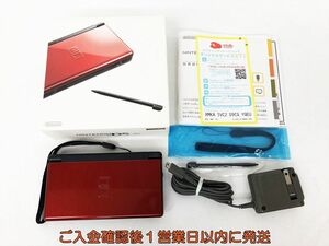 [1 jpy ] Nintendo DSLite body set Crimson black nintendo USG-001 not yet inspection goods Junk DS Lite inside box none EC36-068jy/F3