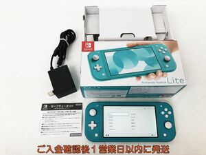[1 jpy ] nintendo Nintendo Switch Lite body set turquoise box equipped Nintendo switch light operation verification settled EC36-057jy/F3