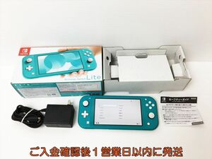 【1円】任天堂 Nintendo Switch Lite 本体 セット ターコイズ ニンテンドースイッチライト 動作確認済 内箱破損一部なし J05-1081rm/F3