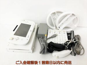 [1 jpy ] nintendo WiiU body peripherals set sale set not yet inspection goods Junk remote control nn tea k sensor bar etc. DC06-436jy/G4