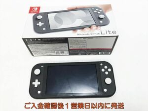 【1円】任天堂 Nintendo Switch Lite 本体 セット グレー ニンテンドースイッチライト 初期化/動作確認済 内箱なし K05-570yk/F3