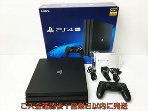 [1 jpy ]PS4Pro body set 1TB black SONY Playstation4 Pro CUH-7200B operation verification settled PlayStation 4 inside box none J07-506rm/G4