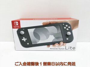  unused nintendo Nintendo Switch body / box set gray game machine body switch light unused goods K05-571yk/F3