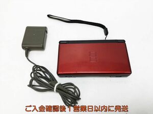 [1 jpy ] Nintendo DSLite body crimson red nintendo USG-001 not yet inspection goods Junk DS Lite K05-573yk/F3