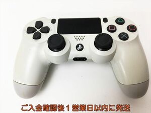 【1円】PS4 純正 ワイヤレスコントローラー DUALSHOCK4 ホワイト SONY Playstation4 未検品ジャンクプレステ4 J06-235rm/F3