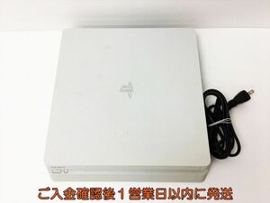 【1円】PS4 本体 500GB ホワイト SONY Playstation4 CUH-2100A 動作確認済 プレステ4 J07-509rm/G4