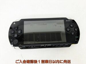 【1円】SONY PlayStation Portable PSP-1000 本体 バッテリー セット ブラック 未検品ジャンク EC44-494jy/F3