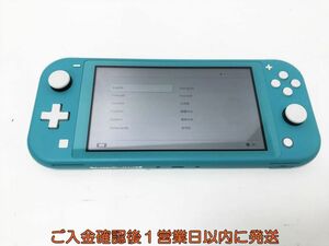 【1円】任天堂 Nintendo Switch Lite 本体 ターコイズ ニンテンドースイッチライト 初期化/動作確認済 M02-007tm/F3