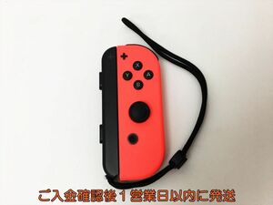 【1円】任天堂 純正 Nintendo Switch Joy-Con +ストラップ 右 R ネオンレッド スイッチ ジョイコン 動作確認済 EC36-118rm/F3