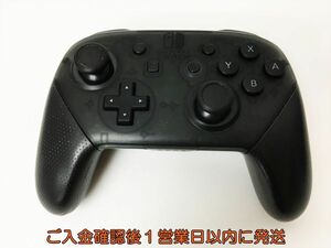 【1円】任天堂 純正 Nintendo Switch Proコントローラー ブラック HAC-013 ニンテンドースイッチ 動作確認済 EC36-112rm/F3