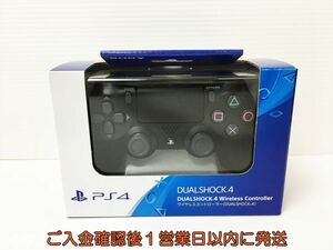 【1円】PS4 純正 ワイヤレスコントローラー DUALSHOCK4 ブラック SONY Playstation4 動作確認済 プレステ4 EC36-109rm/F3