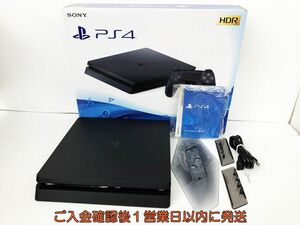 【1円】PS4 本体/箱/スタンド セット 500GB ブラック SONY PlayStation4 CUH-2200A 動作確認済 FW8.03 DC08-625jy/G4