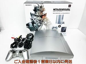 [1 иен ]PS3 корпус комплект 40GB Metal Gear Solid 4 SONY PlayStation3 CECHH00 не осмотр товар Junk жесткий диск нет K01-490sy/G4