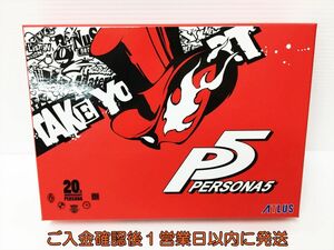 【1円】PS3 ソフト ペルソナ5 PERSONA 20th Anniversary 限定版 ゲームソフト プレステ3 CD/ブックレット未開封 EC45-1006rm/G4