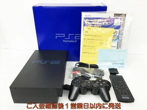 【1円】PS2 本体 セット ブラック SONY PlayStation2 SCPH-30000 未検品ジャンク プレステ2 DC09-983jy/G4