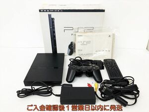 【1円】PS2 本体 セット 薄型 ブラック SONY PlayStation2 SPCH-70000 未検品ジャンク プレステ2 DC09-988jy/G4