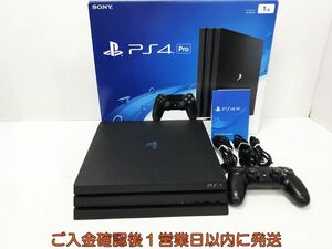 【1円】PS4Pro 本体 セット 1TB ブラック SONY PlayStation4 CUH-7000B 初期化/動作確認済 プレステ4 L05-417tm/G4