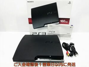 【1円】PS3 本体/箱 セット 160GB ブラック SONY PlayStation3 CECH-2500A 初期化/動作確認済 プレステ3 L07-435tm/G4