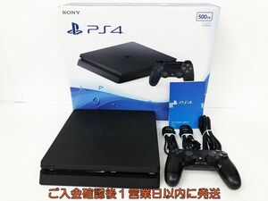 【1円】PS4 本体 セット 500GB ブラック SONY PlayStation4 CUH-2000A 初期化/動作確認済 プレステ4 DC08-654jy/G4