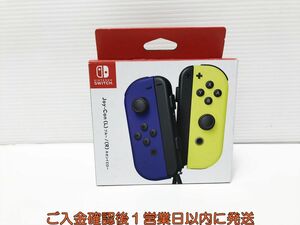 【1円】任天堂 純正 Nintendo Switch Joy-con 左右 L R ブルー/ネオンイエロー スイッチ ジョイコン 動作確認済 G04-276os/F3