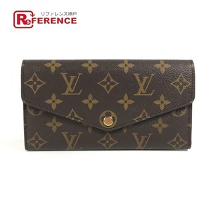 新品同様 LOUIS VUITTON ルイヴィトン M62235 ポルトフォイユ・サラ フラップ モノグラム 長財布 ローズバレリーヌ ピンク【中古】