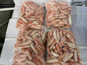 4 kilo!1 kilo ×4 sack snow crab peeling .. nail under stick meat .. snow crab limited amount goods 
