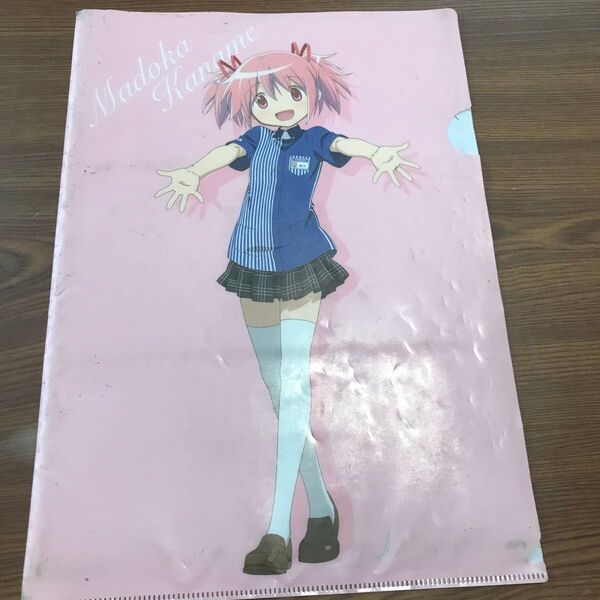 【LAWSON まどか☆マギカ】コラボ 鹿目 まどか a4クリアファイル ☆ 限定品☆