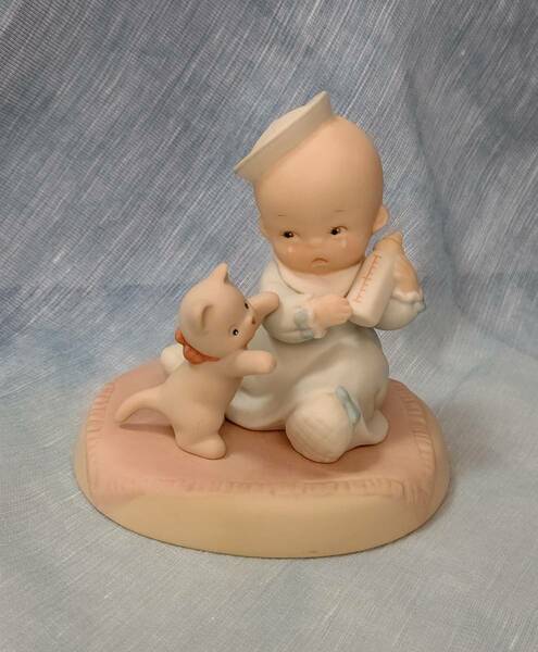 マーベル ルーシー アトウェル メモリー オブ イエスタデー エネスコ社 赤ちゃん 子猫 男の子 Boy かれらに祝福を 陶器人形 置物 レア