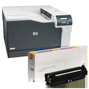 HP Color Laser Printer CP-5225DN Белый тонер картридж CMYK CMYK преобразуется в принтер CMYW.