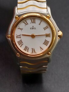 *EBEL/ Ebel lady's wristwatch 18k 750 bezel quartz operation not yet verification 0519T