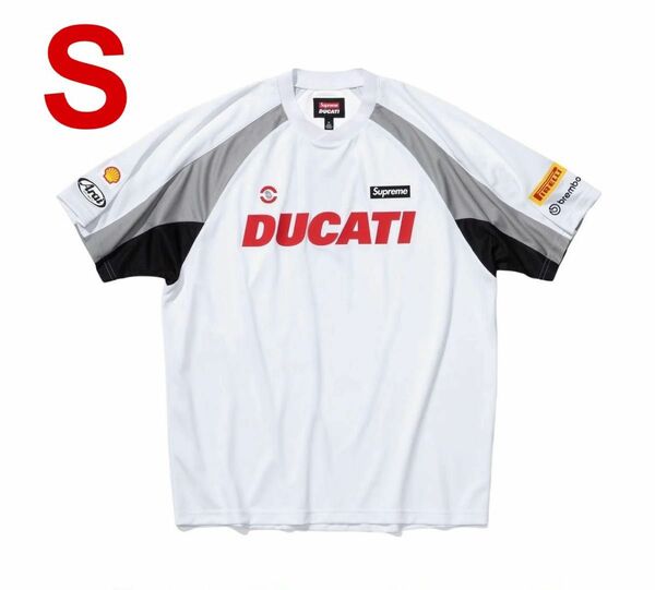Supreme/Ducati Soccer Jersey White Small